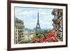 Street in Paris - Illustration-ZoomTeam-Framed Photographic Print