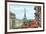 Street in Paris - Illustration-ZoomTeam-Framed Photographic Print