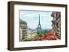 Street in Paris - Illustration-ZoomTeam-Framed Photographic Print