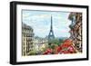 Street in Paris - Illustration-ZoomTeam-Framed Photographic Print