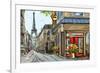 Street in Paris - Illustration-ZoomTeam-Framed Photographic Print