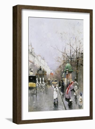 Street in Paris-William Feron-Framed Giclee Print