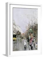 Street in Paris-William Feron-Framed Giclee Print