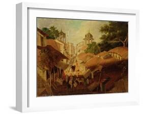 Street in Patna, c.1825-Charles D'oyly-Framed Giclee Print