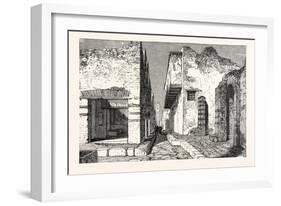 Street in Pompeii-null-Framed Giclee Print