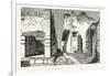 Street in Pompeii-null-Framed Giclee Print