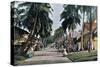 Street in Port Blair, Andaman and Nicobar Islands, Indian Ocean, C1890-Gillot-Stretched Canvas