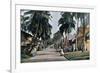 Street in Port Blair, Andaman and Nicobar Islands, Indian Ocean, C1890-Gillot-Framed Giclee Print