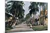 Street in Port Blair, Andaman and Nicobar Islands, Indian Ocean, C1890-Gillot-Mounted Giclee Print