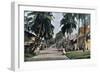 Street in Port Blair, Andaman and Nicobar Islands, Indian Ocean, C1890-Gillot-Framed Giclee Print