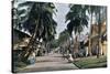 Street in Port Blair, Andaman and Nicobar Islands, Indian Ocean, C1890-Gillot-Stretched Canvas
