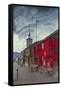 Street in Roros, 1902-Harald Oscar Sohlberg-Framed Stretched Canvas