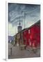 Street in Roros, 1902-Harald Oscar Sohlberg-Framed Giclee Print