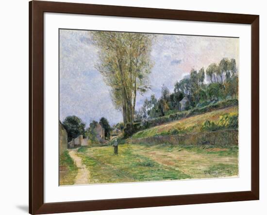 Street in Rouen, 1884-Paul Gauguin-Framed Giclee Print