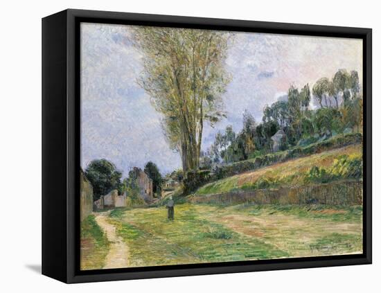 Street in Rouen, 1884-Paul Gauguin-Framed Stretched Canvas