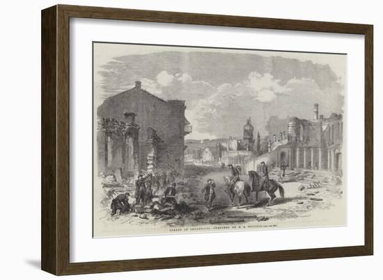 Street in Sebastopol-Edward Angelo Goodall-Framed Giclee Print