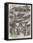 Street in Sirinagur, Cashmere-William Carpenter-Framed Stretched Canvas