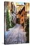 Street in Spello, Italy-Terry Eggers-Stretched Canvas