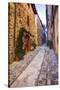 Street in Spello, Italy-Terry Eggers-Stretched Canvas