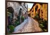 Street in Spello, Italy-Terry Eggers-Framed Photographic Print