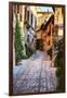 Street in Spello, Italy-Terry Eggers-Framed Photographic Print