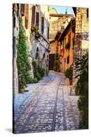 Street in Spello, Italy-Terry Eggers-Stretched Canvas