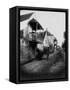 Street in St. Augustine, Florida-null-Framed Stretched Canvas