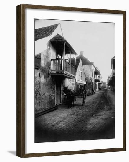 Street in St. Augustine, Florida-null-Framed Photographic Print
