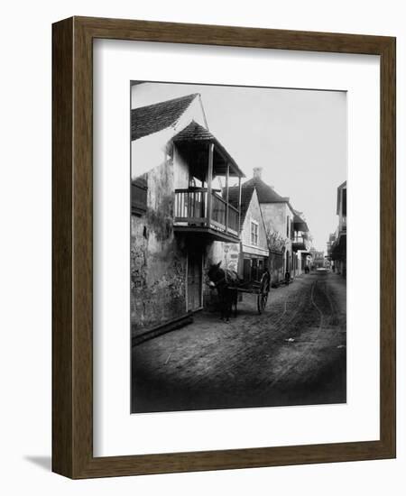 Street in St. Augustine, Florida-null-Framed Photographic Print