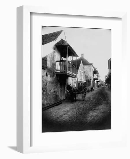 Street in St. Augustine, Florida-null-Framed Photographic Print