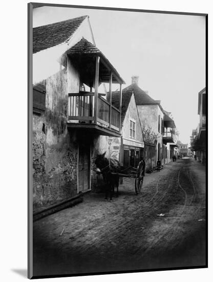Street in St. Augustine, Florida-null-Mounted Photographic Print