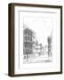 Street in St Gall, 1835-null-Framed Giclee Print