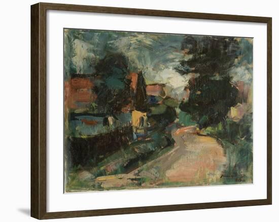 Street in Szada I, 1960-Emil Parrag-Framed Giclee Print