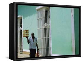 Street in the Colonial Town, Trinidad, Sancti Spiritus, Cuba-J P De Manne-Framed Stretched Canvas