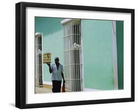 Street in the Colonial Town, Trinidad, Sancti Spiritus, Cuba-J P De Manne-Framed Photographic Print