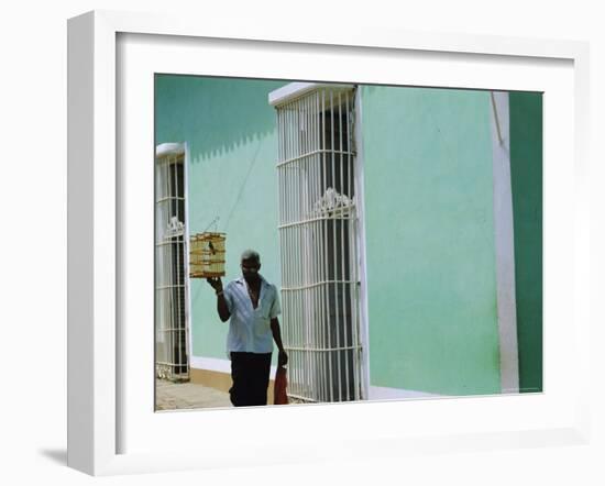 Street in the Colonial Town, Trinidad, Sancti Spiritus, Cuba-J P De Manne-Framed Photographic Print