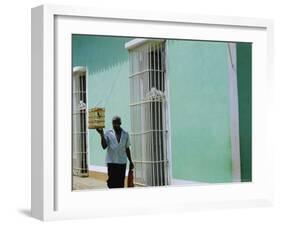 Street in the Colonial Town, Trinidad, Sancti Spiritus, Cuba-J P De Manne-Framed Photographic Print