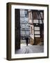 Street in the Downtown of Marburg, Hessen, Germany-Carlos Sanchez Pereyra-Framed Photographic Print