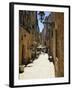 Street in the Medieval Old Town of Sarlat, Dordogne, France. Europe-Peter Richardson-Framed Photographic Print