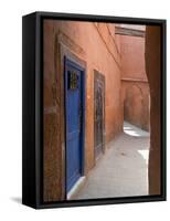 Street in the Souk in the Medina, UNESCO World Heritage Site, Marrakech, Morocco, North Africa-Nico Tondini-Framed Stretched Canvas