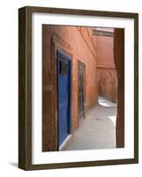 Street in the Souk in the Medina, UNESCO World Heritage Site, Marrakech, Morocco, North Africa-Nico Tondini-Framed Photographic Print