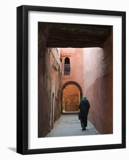 Street in the Souk, Medina, Marrakech (Marrakesh), Morocco, North Africa, Africa-Nico Tondini-Framed Photographic Print