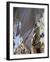 Street in the Town of Cefalu, Sicily, Italy, Europe-Olivieri Oliviero-Framed Photographic Print