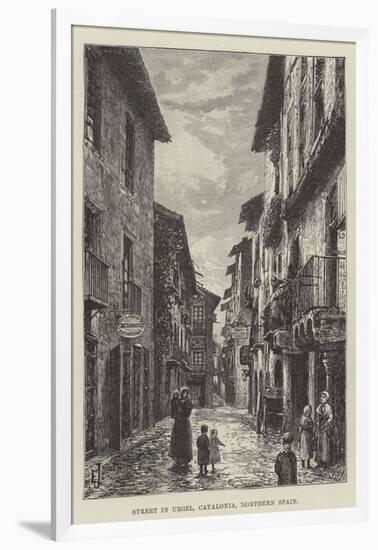 Street in Urgel, Catalonia, Northern Spain-E. Jennings-Framed Giclee Print