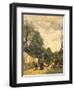 Street in Ville D'Avray, 1874-Jean-Baptiste-Camille Corot-Framed Giclee Print