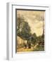 Street in Ville D'Avray, 1874-Jean-Baptiste-Camille Corot-Framed Giclee Print