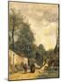 Street in Ville D'Avray, 1874-Jean-Baptiste-Camille Corot-Mounted Giclee Print