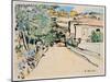 Street in Villefranche, c.1927-George Leslie Hunter-Mounted Giclee Print