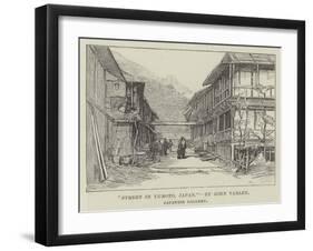 Street in Yumoto, Japan-null-Framed Giclee Print