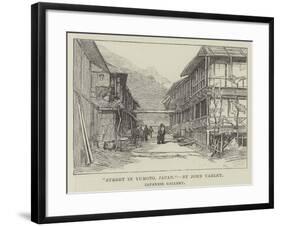 Street in Yumoto, Japan-null-Framed Giclee Print